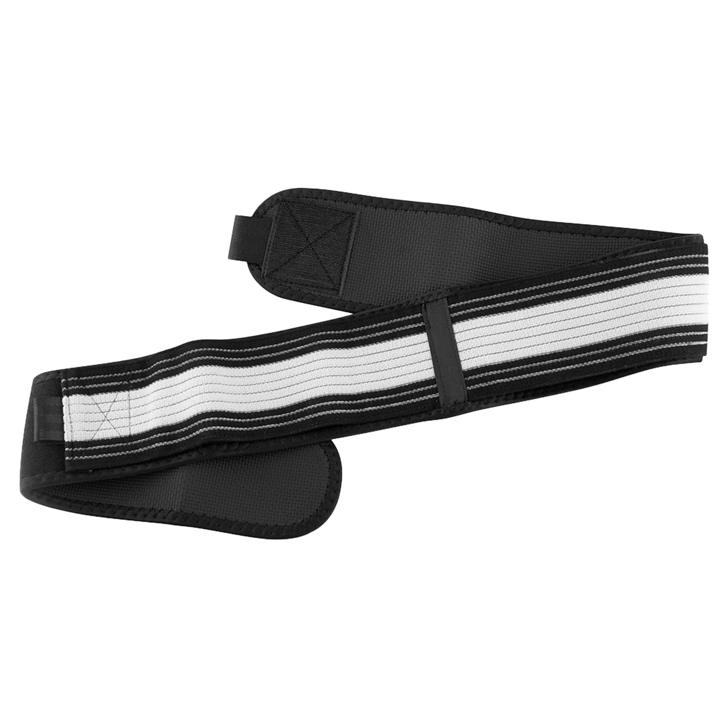 Side view of the back support belt showing design and fit, ideal for lumbar and lower back support.